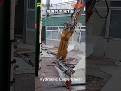 ভারী দায়িত্ব হাইড্রোলিক স্ক্র্যাপ মেটাল শীট কাটার কাঁচি Excavator জন্য