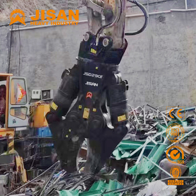 বহুমুখী ডাবল সিলিন্ডার কাটার জন্য Pc450 Jcb এক্সকাভেটর ধ্বংসকারী শিয়ার