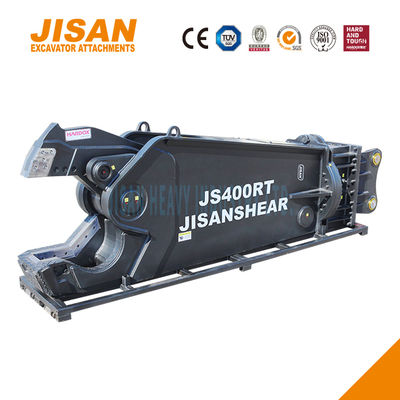 খননকারীর ধাতব কাঁচি ৩৬০ ডিগ্রী ঘূর্ণন এবং সর্বোচ্চ দক্ষতার জন্য বর্ধিত সিলিন্ডার আকার