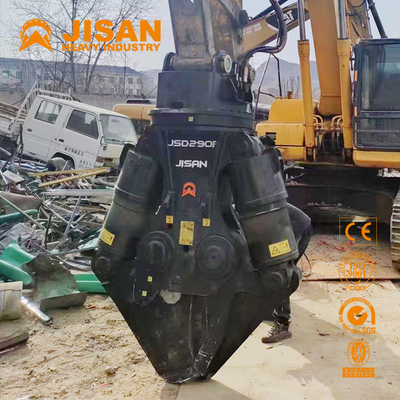 বহুমুখী ডাবল সিলিন্ডার কাটার জন্য Pc450 Jcb এক্সকাভেটর ধ্বংসকারী শিয়ার