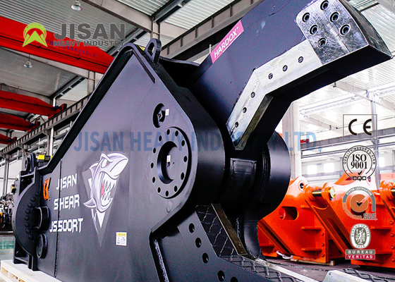 800mm সিলিন্ডার স্ট্রোক এবং 450mm ব্লেড দৈর্ঘ্য সহ খননকারী কার্বন ইস্পাত কাটার