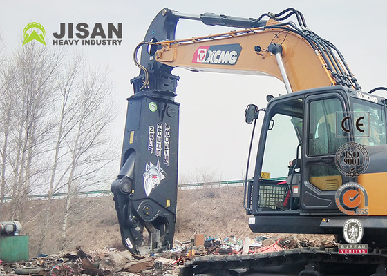 একক সিলিন্ডার Excavator কাঁচি ইস্পাত জলবাহী ঈগল নাক চোয়াল ধাতু কাটা জন্য