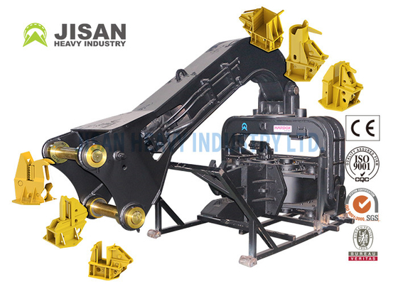 30 টন 40 টন Excavator মাউন্ট হাইড্রোলিক Vibro ইস্পাত শীট বা ফোটোভোলটাইক সিমেন্ট পিল ড্রাইভার হ্যামার 320C Excavator জন্য