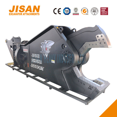 JS800RT Excavator মেটাল কাঁচি সহজ ব্লেড প্রতিস্থাপন এবং সর্বোচ্চ শক্তি জন্য পরিধান প্রতিরোধী ইস্পাত