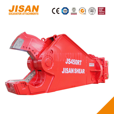 JS400RT খননকারীর মেটাল শিয়ার্স: স্ক্র্যাপ সামগ্রী কাটা এবং পুনরুদ্ধারের চূড়ান্ত সমাধান