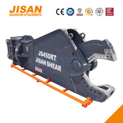 ভারী কাজের জন্য 1500 টন পর্যন্ত কাটার শক্তি এবং বর্ধিত সিলিন্ডারের আকার সহ শক্তিশালী খননকারী ধাতব কাঁচি