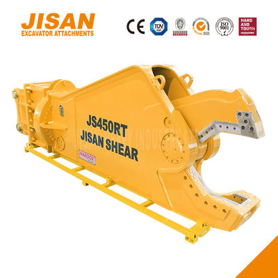 ভারী কাজের জন্য 1500 টন পর্যন্ত কাটার শক্তি এবং বর্ধিত সিলিন্ডারের আকার সহ শক্তিশালী খননকারী ধাতব কাঁচি