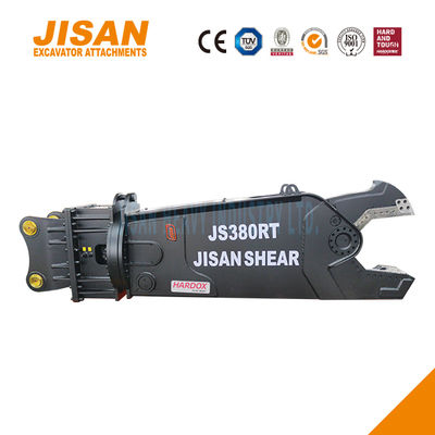 খননকারীর ধাতব কাঁচি ৩৬০ ডিগ্রী ঘূর্ণন এবং সর্বোচ্চ দক্ষতার জন্য বর্ধিত সিলিন্ডার আকার