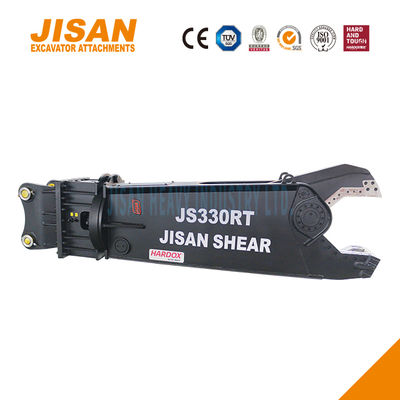 খননকারীর ধাতব কাঁচি ৩৬০ ডিগ্রী ঘূর্ণন এবং সর্বোচ্চ দক্ষতার জন্য বর্ধিত সিলিন্ডার আকার