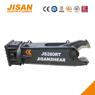 খননকারীর ধাতব কাঁচি ৩৬০ ডিগ্রী ঘূর্ণন এবং সর্বোচ্চ দক্ষতার জন্য বর্ধিত সিলিন্ডার আকার