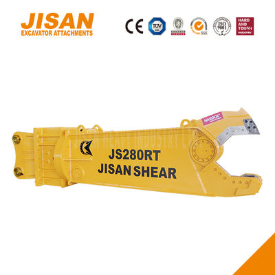 খননকারীর ধাতব কাঁচি ৩৬০ ডিগ্রী ঘূর্ণন এবং সর্বোচ্চ দক্ষতার জন্য বর্ধিত সিলিন্ডার আকার