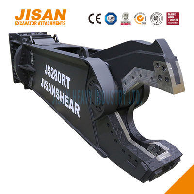 খননকারীর ধাতব কাঁচি ৩৬০ ডিগ্রী ঘূর্ণন এবং সর্বোচ্চ দক্ষতার জন্য বর্ধিত সিলিন্ডার আকার