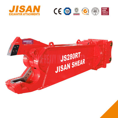 খননকারীর ধাতব কাঁচি ৩৬০ ডিগ্রী ঘূর্ণন এবং সর্বোচ্চ দক্ষতার জন্য বর্ধিত সিলিন্ডার আকার