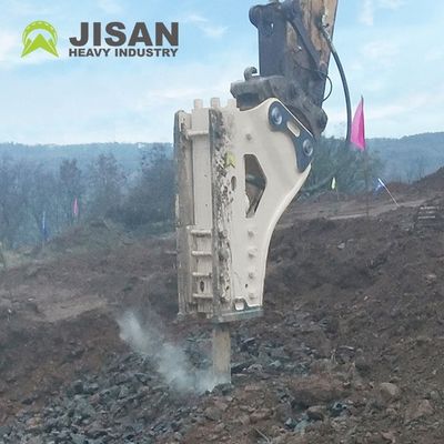 খননকারীর জন্য 160-180kg/cm2 অপারেটিং চাপ, 150-190l/min তেল প্রবাহ এবং 350-500bpm আঘাতের হার সহ হাইড্রোলিক রক ব্রেকার