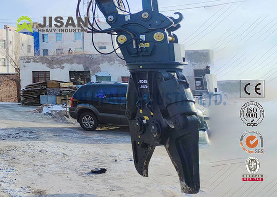 JISAN খননকারী মেটাল শিয়ার্স, ৩৬০ ডিগ্রি হাইড্রোলিক ঘূর্ণন মোটর সহ, শক্তিশালী ক্ষমতা এবং দীর্ঘ স্থায়িত্ব