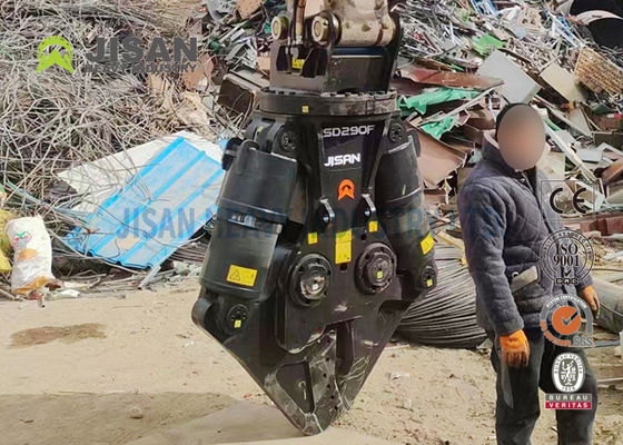 JISAN খননকারী মেটাল শিয়ার্স, ৩৬০ ডিগ্রি হাইড্রোলিক ঘূর্ণন মোটর সহ, শক্তিশালী ক্ষমতা এবং দীর্ঘ স্থায়িত্ব