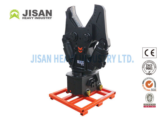 ৩৬০ ডিগ্রি হাইড্রোলিক ঘূর্ণন এবং প্রতিস্থাপনযোগ্য ব্লেড সহ খননকারী ধাতব কাঁচিগুলি ধ্বংস ও পুনর্ব্যবহারের জন্য অপারেশন