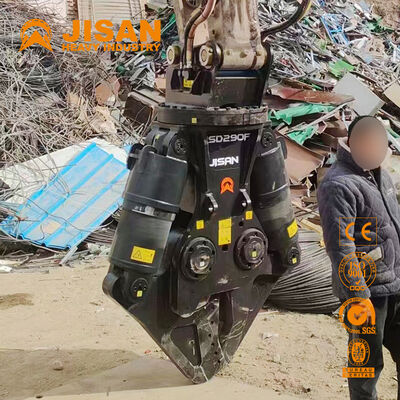 বহুমুখী খননকারী ধাতব কাঁচি বিস্তৃত চোয়াল খোলার এবং শক্তিশালী শক্তি সিলিন্ডার সঙ্গে কংক্রিট পুনর্ব্যবহার এবং ধ্বংস জন্য