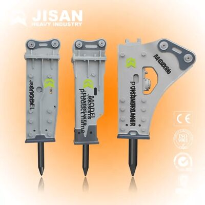 প্রস্থ 12 মিটার Excavator Rock Crusher হাইড্রোলিক পাওয়ার উত্স শক্তি সঞ্চয় এবং কম অপারেটিং খরচ জন্য অপ্টিমাইজ করা