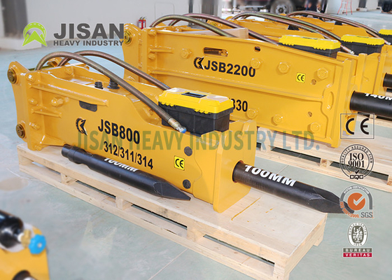 Okada Ub11 মিনি এক্সকাভেটর হাইড্রোলিক ব্রেকার Hmb750 Sy35c রক গ্রাইন্ডার ড্রাম কাটার হাতুড়ি